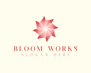 Bloom Flower Petal logo design