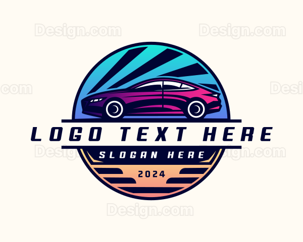 Racing Car Automobile Logo