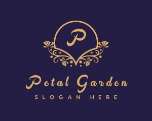 Decorative Floral Boutique logo design