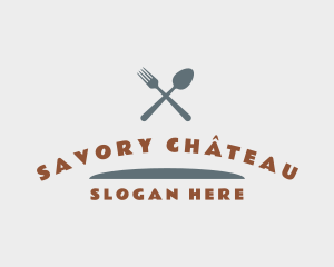 Spoon Fork Restaurant logo design