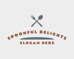 Spoon Fork Restaurant logo design