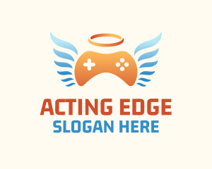 Holy Angel Gamepad logo design