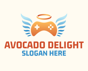 Holy Angel Gamepad logo design