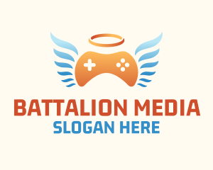 Holy Angel Gamepad logo design