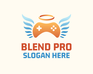 Holy Angel Gamepad logo design