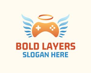 Holy Angel Gamepad logo design