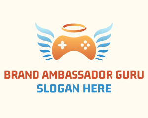 Holy Angel Gamepad logo design