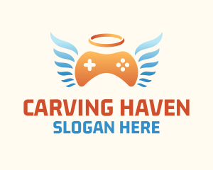 Holy Angel Gamepad logo design