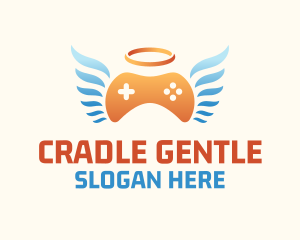 Holy Angel Gamepad logo design