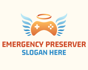 Holy Angel Gamepad logo design