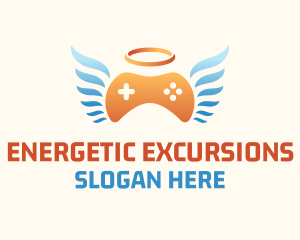 Holy Angel Gamepad logo design