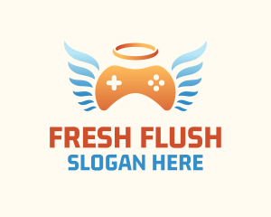 Holy Angel Gamepad logo design