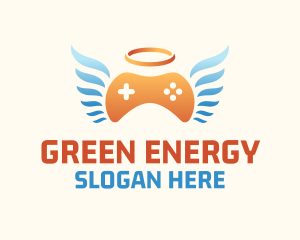 Holy Angel Gamepad logo design