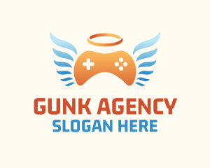 Holy Angel Gamepad logo design