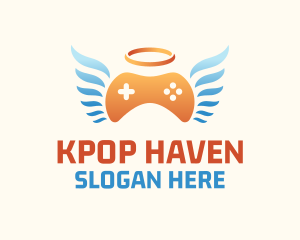 Holy Angel Gamepad logo design