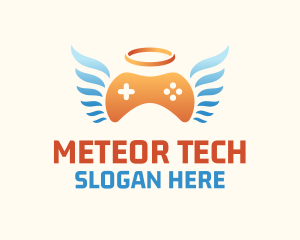 Holy Angel Gamepad logo design