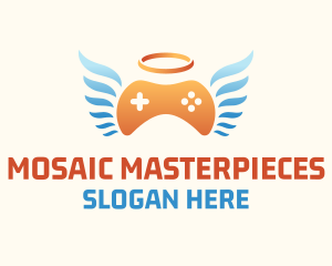 Holy Angel Gamepad logo design