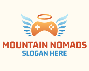 Holy Angel Gamepad logo design