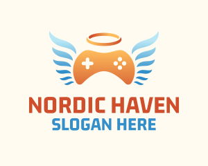 Holy Angel Gamepad logo design