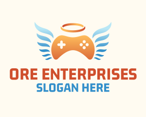 Holy Angel Gamepad logo design