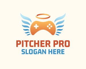 Holy Angel Gamepad logo design