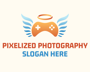 Holy Angel Gamepad logo design