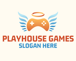 Holy Angel Gamepad logo design