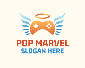 Holy Angel Gamepad logo design