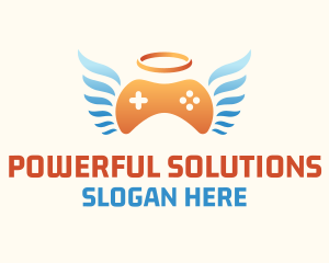 Holy Angel Gamepad logo design