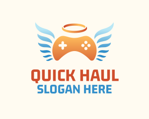 Holy Angel Gamepad logo design