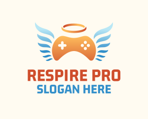 Holy Angel Gamepad logo design