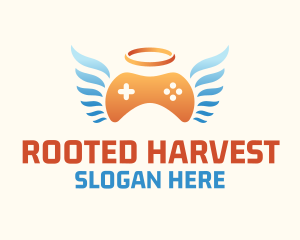 Holy Angel Gamepad logo design