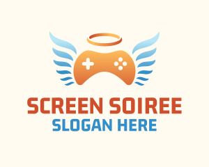 Holy Angel Gamepad logo design