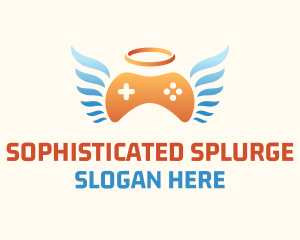 Holy Angel Gamepad logo design