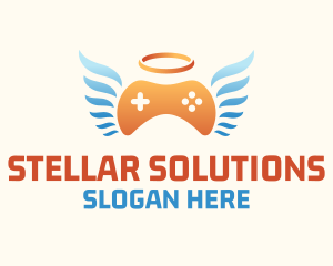 Holy Angel Gamepad logo design