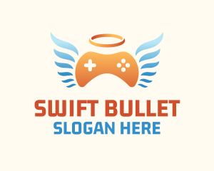 Holy Angel Gamepad logo design