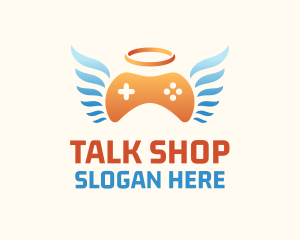 Holy Angel Gamepad logo design