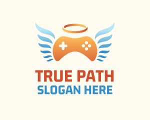 Holy Angel Gamepad logo design