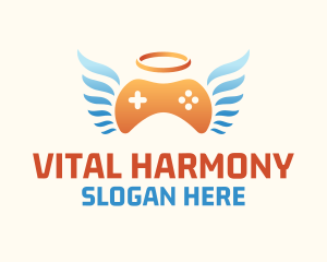 Holy Angel Gamepad logo design