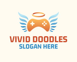 Holy Angel Gamepad logo design