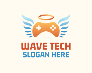 Holy Angel Gamepad logo design