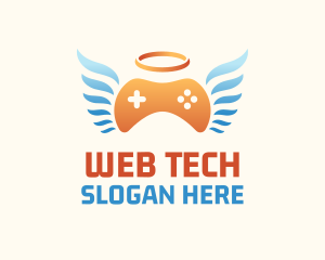 Holy Angel Gamepad logo design