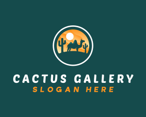 Desert Camel Cactus logo