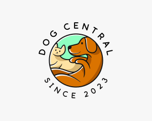 Dog Cat Animal Veterinary logo design