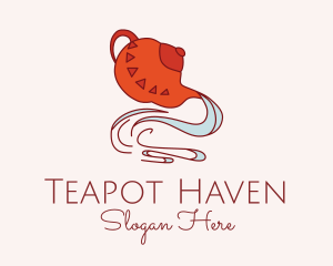 Teapot Pouring Water logo