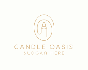 Spa Wellness Candle logo