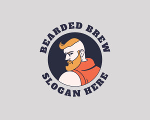 Beard Man Grooming  logo design