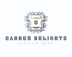 Garden Wedding Florist logo design