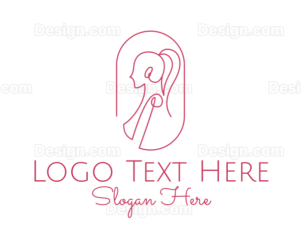 Women Apparel Line Art Logo