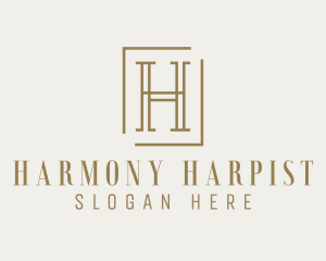 Luxury Elegant Letter H logo design